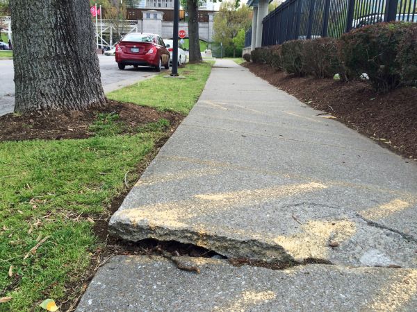 Cost of Cement Sidewalk Repair in Knoxville
